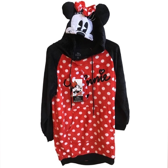 Disney’s Minnie Mouse Sleep Lounger with Socks (NWT) (Size: Small/ 4/6) - Picture 5 of 14